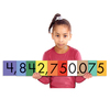 Sensational Math Sensational Math™ 10-Value Decimals to Whole Numbers Place Value Cards 626644